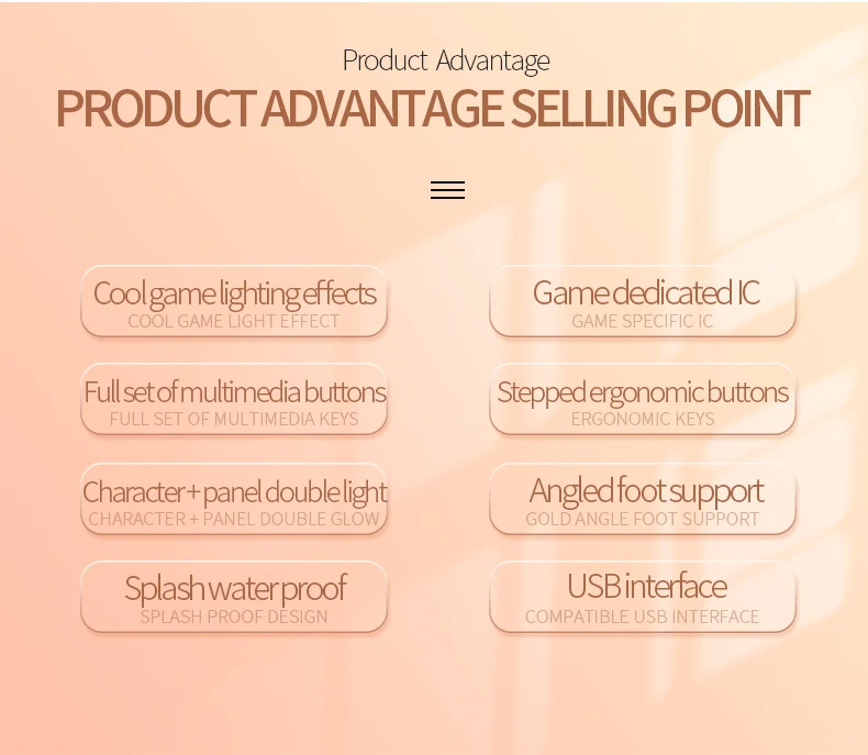 لوحة مفاتيح سلكية للألعاب K500 لوحة مفاتيح مكتبية لأجهزة الكمبيوتر المحمولة التي تعمل بنظام التشغيل Windows iOS 104 مفاتيح لوحات مفاتيح غشائية ذات إحساس ميكانيكي