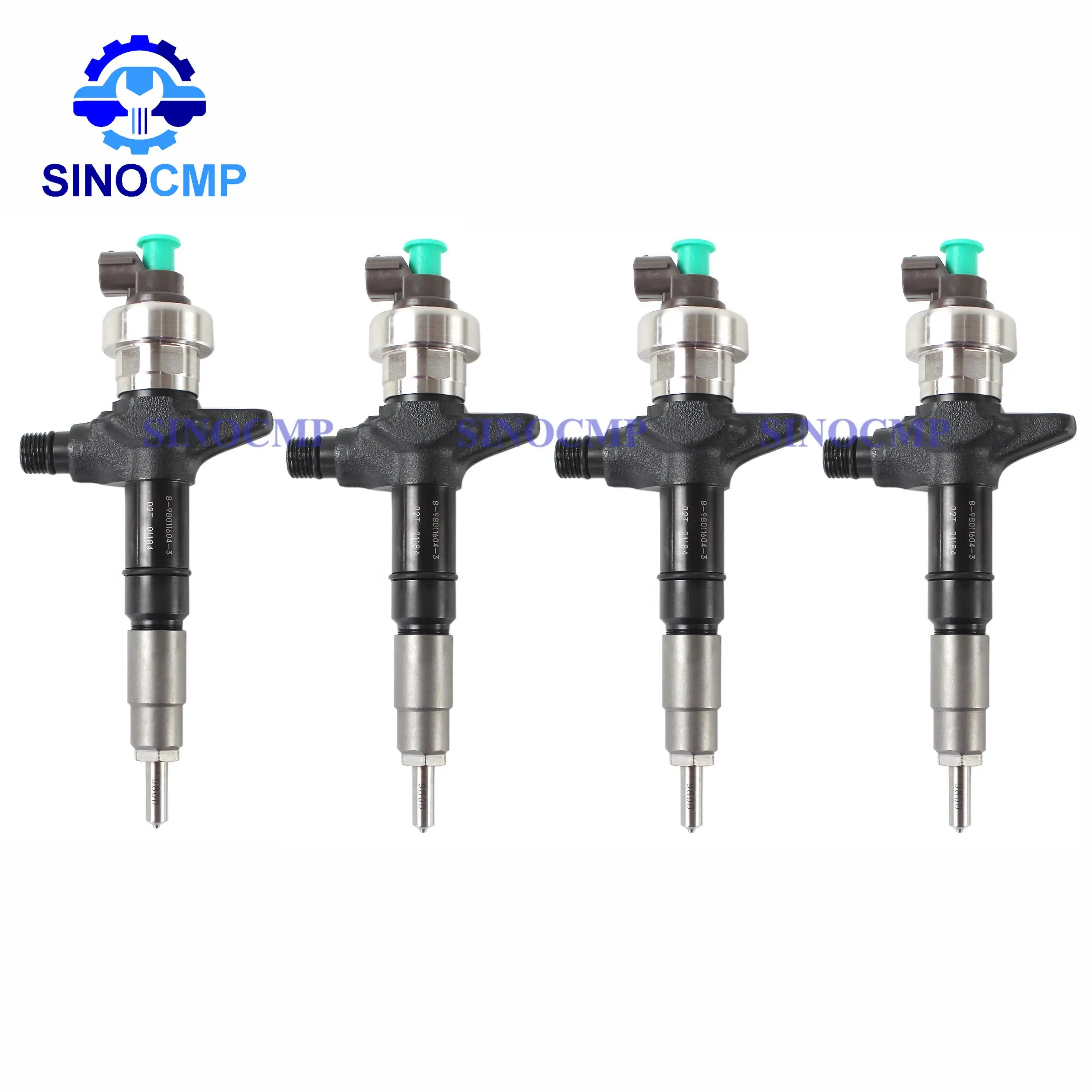 

4 шт. топливные форсунки 095000-6985 8-98055862-3 8980116045 8-98011604-3 для двигателя Denso Isuzu Holden 3.0L 4JJ1
