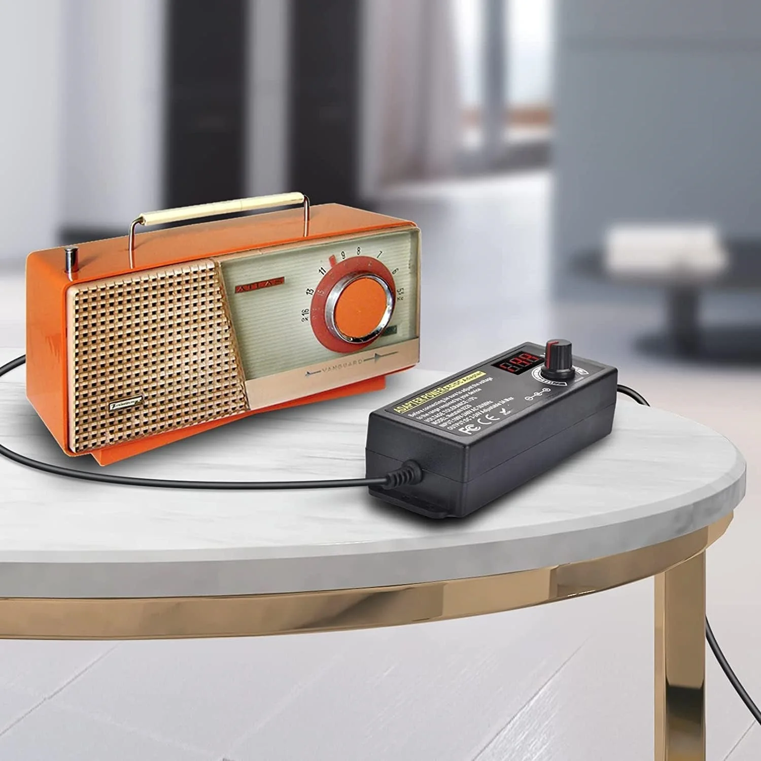 التيار المتناوب إلى تيار مستمر امدادات الطاقة قابل للتعديل مختبر مصدر الطاقة 3 فولت-24 فولت-3A المحمولة مهايئ عام الاتحاد الأوروبي/الولايات المتحدة التوصيل التمساح كليب #2