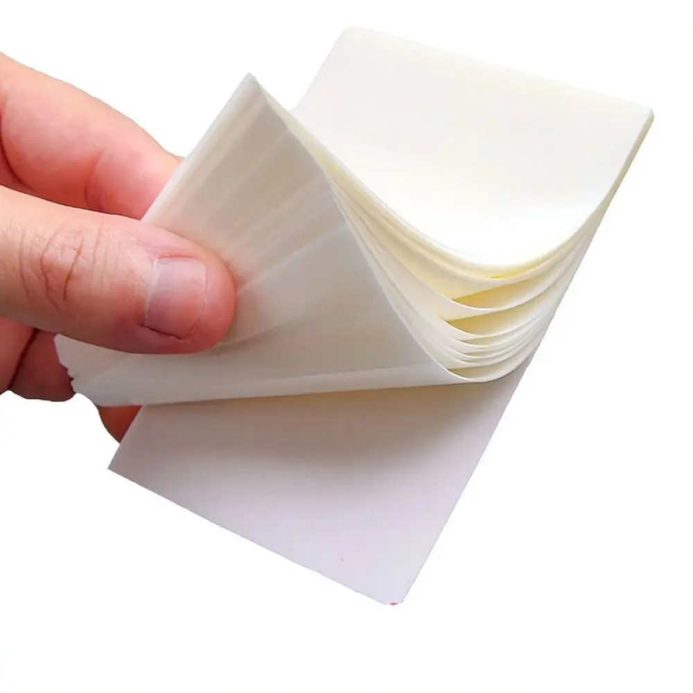 Transparent Memo Pads Self Adhesive Clear Sticky Notes Waterproof PET Index Flags For School Office Journaling Tools