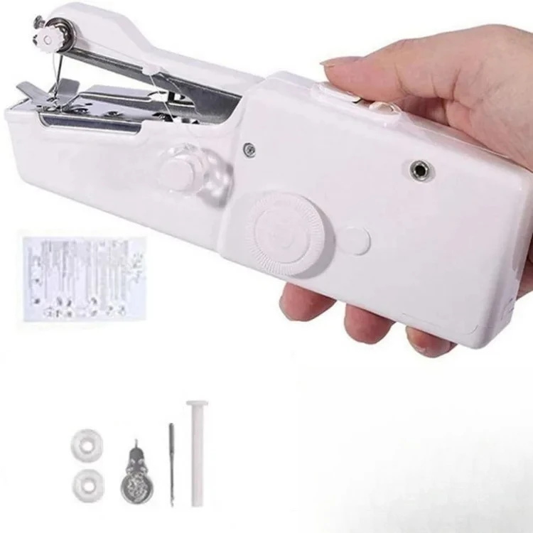 Nähmaschine für den Haushalt Kleine Multifunktionale Tragbare Mini DIY Manuelle Schneider-Nähmaschine Manuelle Nähmaschine