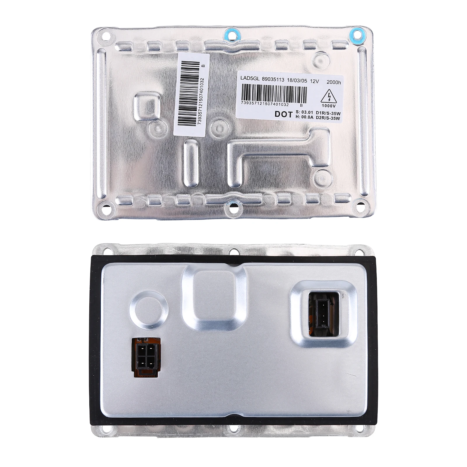 HID Xenon Headlight Ballast & D1S Xenon Bulb Assembly, Headlamp Control Module for Audi Volvo A4 S4, OE LAD5GL 89035113
