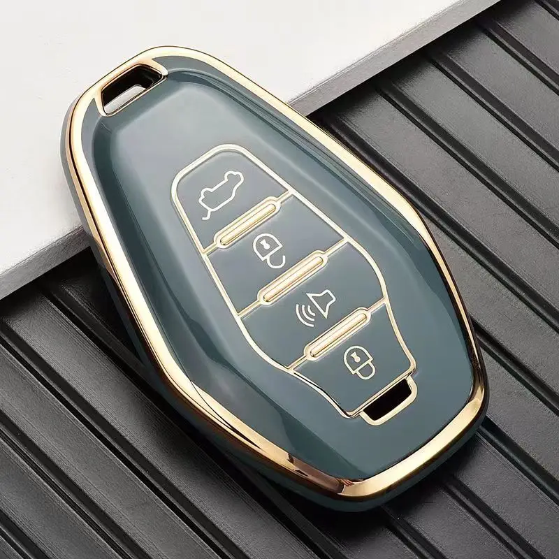 TPU Car Key Case Cover for Chery Jetour X70 X90 X95 Plus 2020 2021 2022 Remote Holder Keychain Shell Fob Accessories