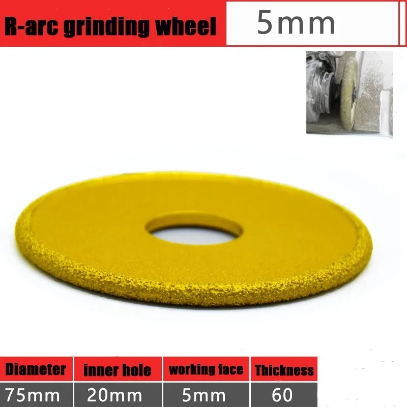 5/10/15/20/25/30mm Stone Marble Edge Chamfering Trimming Ceramic Diamond Grinding Head Angle Grinding Head