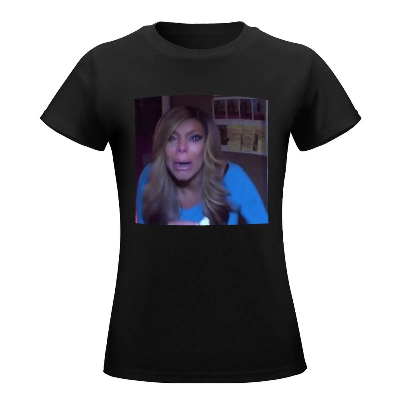 wendy williams, reaction T-Shirt funnys vintage clothes korean fashion anime clothes Women's t-shirt