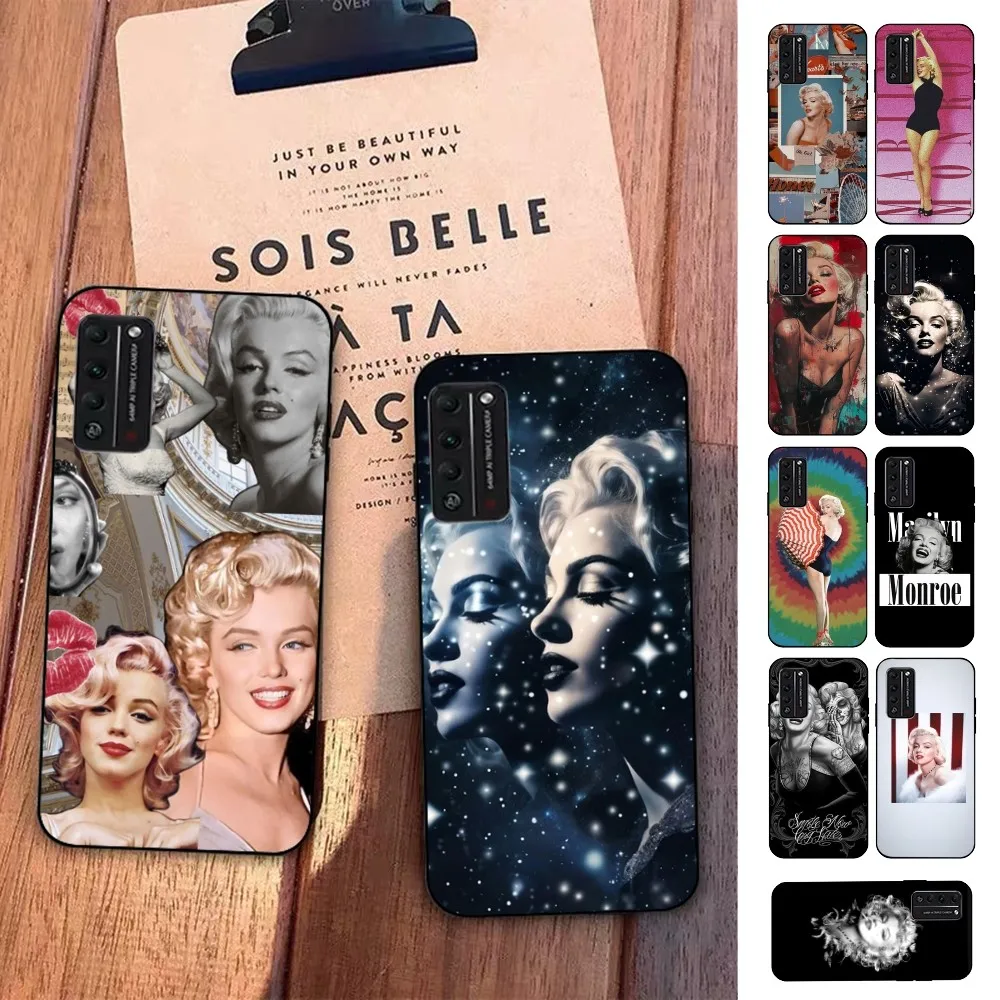 M-Marilyn M-Monroes Phone Case For Huawei Honor 10 lite 9 20 7A 9X 30 50 60 70 pro plus Soft Silicone Cover