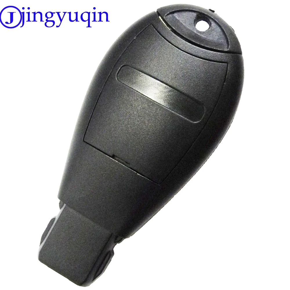jingyuqin Smart Remote Car Key Fob Shell Case For Dodge Challenger Magnum Charger For Chrysler 4 Buttons No Chip Uncut Insert