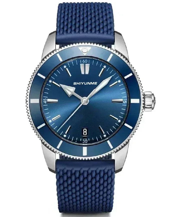 A333 Store B Sport automatisch mechanisch keramisch herenhorloge Super Ocean zwart blauw rubber roségouden mesh-band roestvrij staal