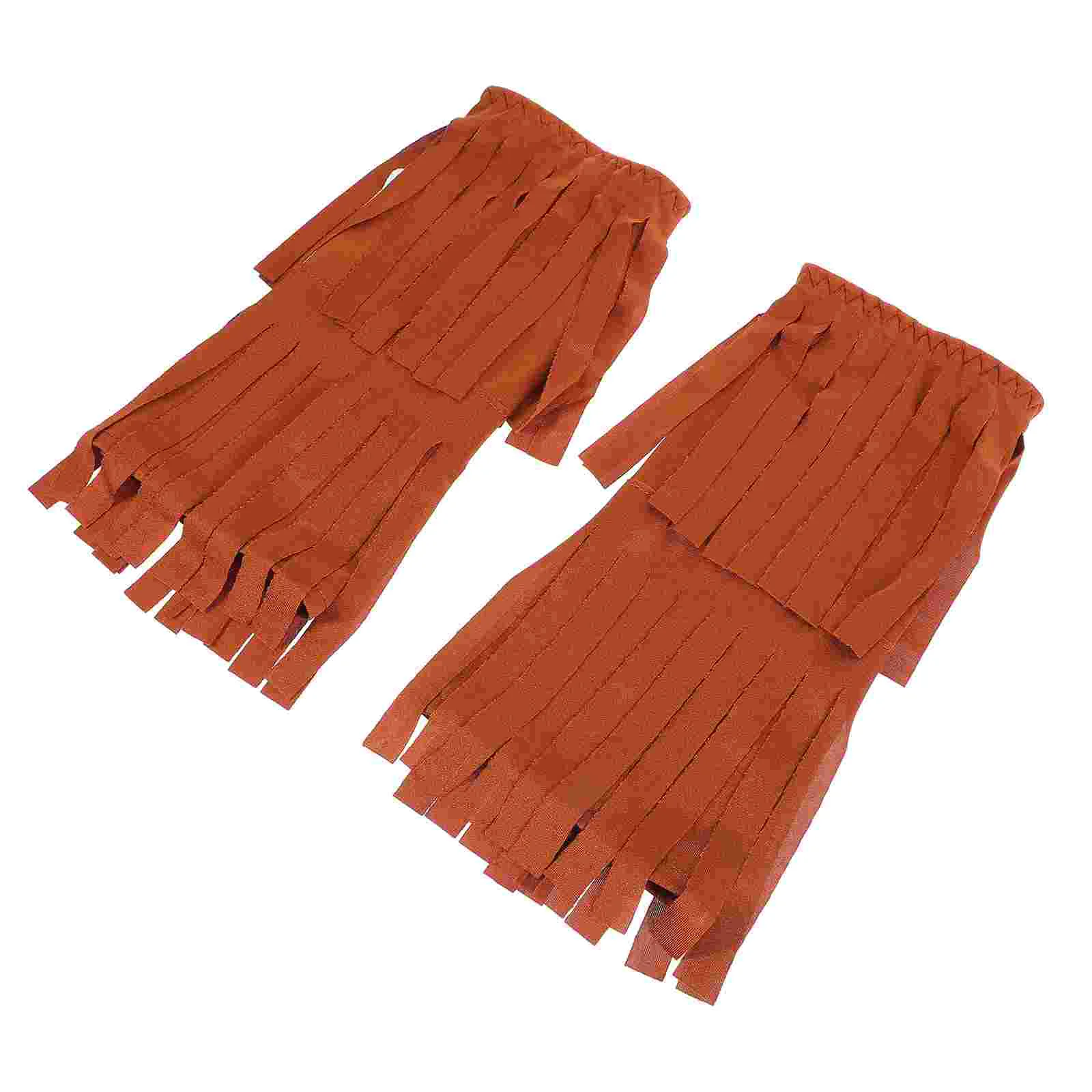 

Hippie Boot Covers Brown Boots for Women Fringe Decor Tassel Set Decorations Fringes Polyester Male Decors