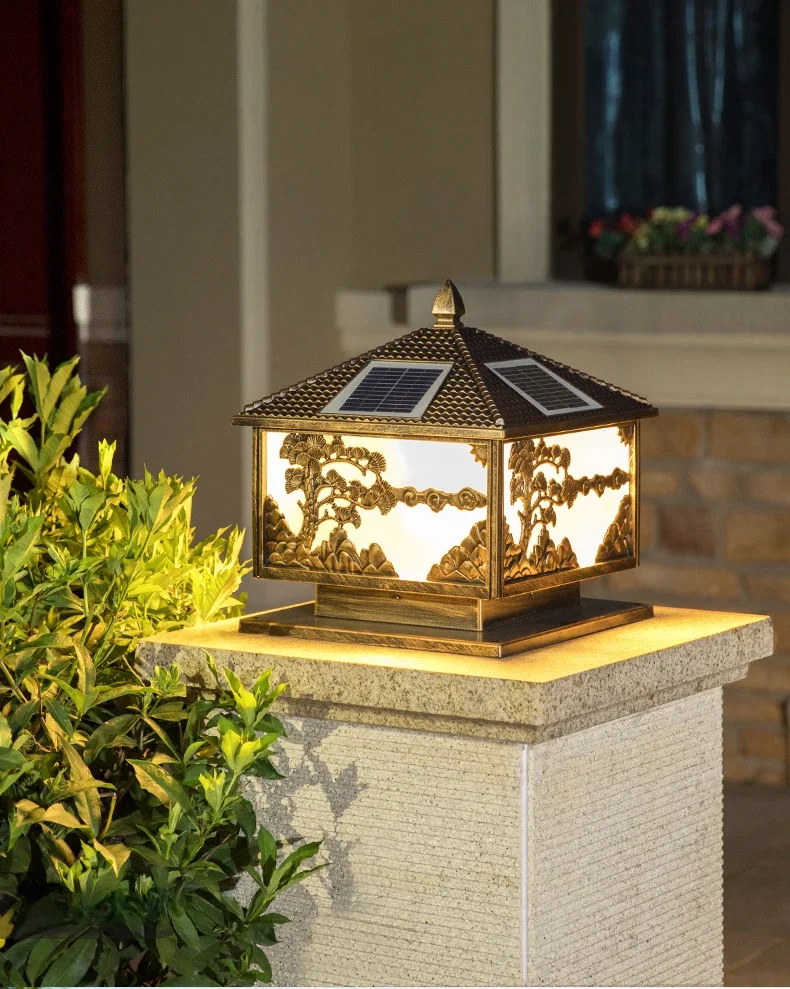 Solar stigma light Outdoor wall light Welcome