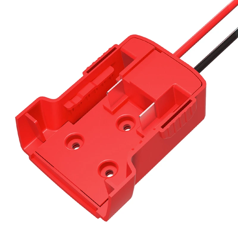 Adapter DIY baterii do moc baterii litowej koła Milwaukee 18V Adapter z bezpiecznikiem do zdalnie sterowana ciężarówka robotyki zabawki Easy Install