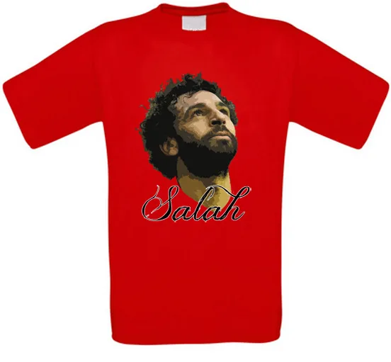 Футбольная футболка с надписью «Salah Egipto» Футбольная футболка с надписью «Salah Egipto»