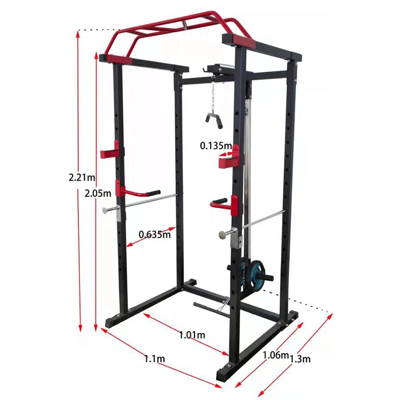 

Customized Logo Fitness Squat Rack Commercial