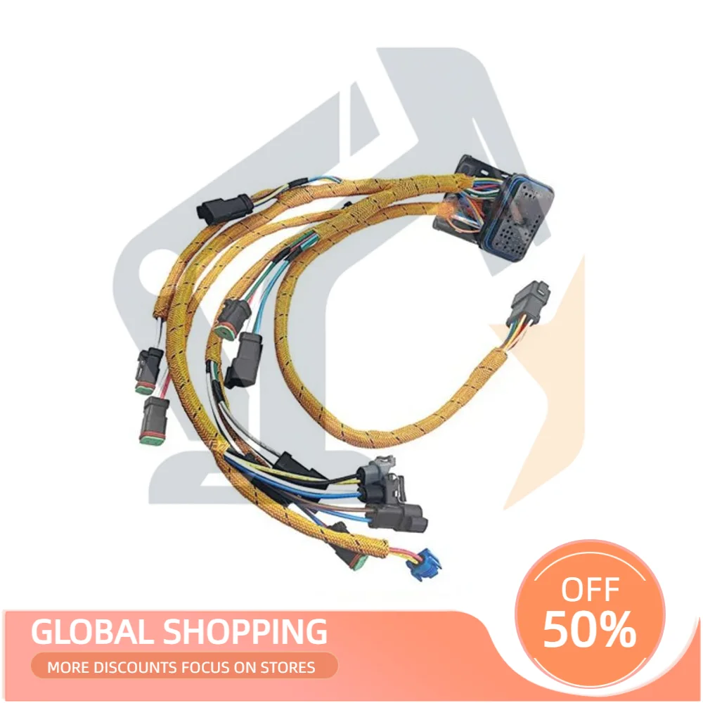 

Excavator Parts Engine Harness 205-1252 195-7336 Suitable For E325 3126b C-7 Electronic Fuel Injection