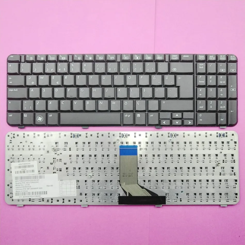 Turkish Laptop Keyboard For HP Compaq Presario CQ61 G61 CQ61-100 CQ61-200 CQ61-300 MODEL UT3A Series TR Layout