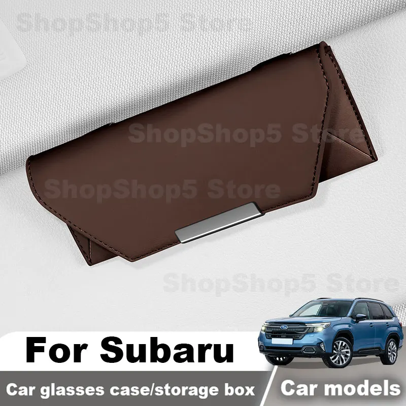 Car Glasses Case For Subaru Uncharted Trailseeker SOLTERRA LEVORG Forester Outback Crosstrek 2026 Car Storage Box Accessories