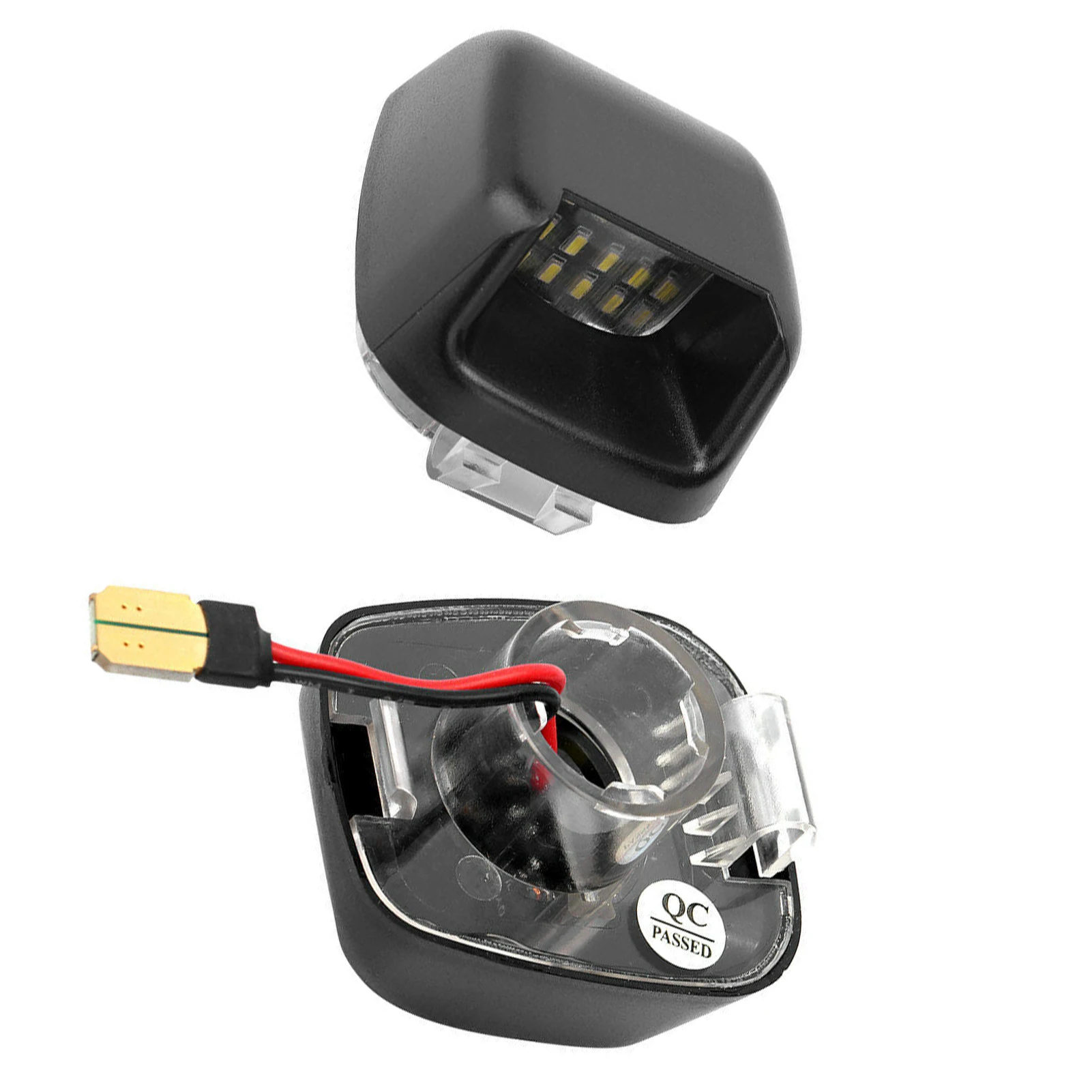 لوحة ترخيص مصباح ليد لنافارا ، ضوء إشارة ، بلاستيك 12 فولت 3 واط ، D40-، الحدود ، نيسان من الولايات المتحدة ، 2