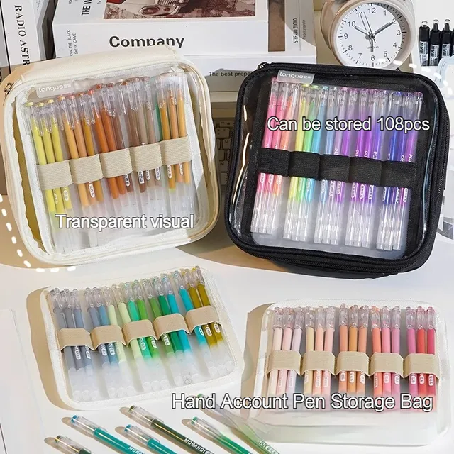 Organize Your Stationery with a Multi-Layer Gel Pen Case