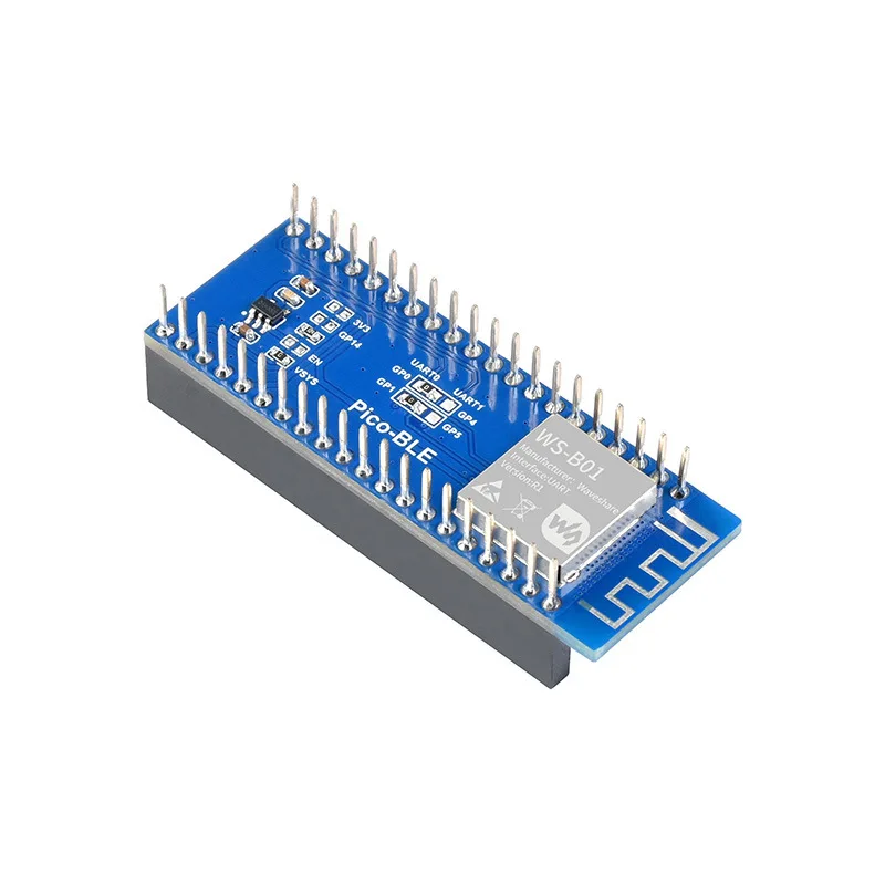 Dual-Mode Bluetooth Module Expansion Board for Raspberry Pi Pico, SPP / BLE, Bluetooth 5.1 Wireless Communication Module