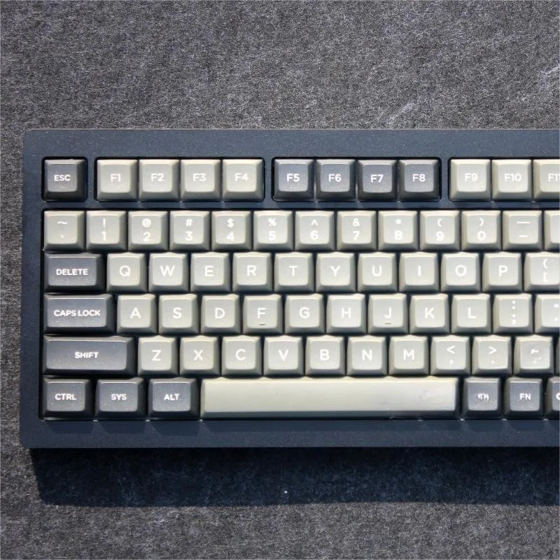 

130 Keys Minimalist Gray DSA Keycaps For Cherry MX Switch Mechanical keyboard PBT low profile Keycap Custom DSA profile key Caps