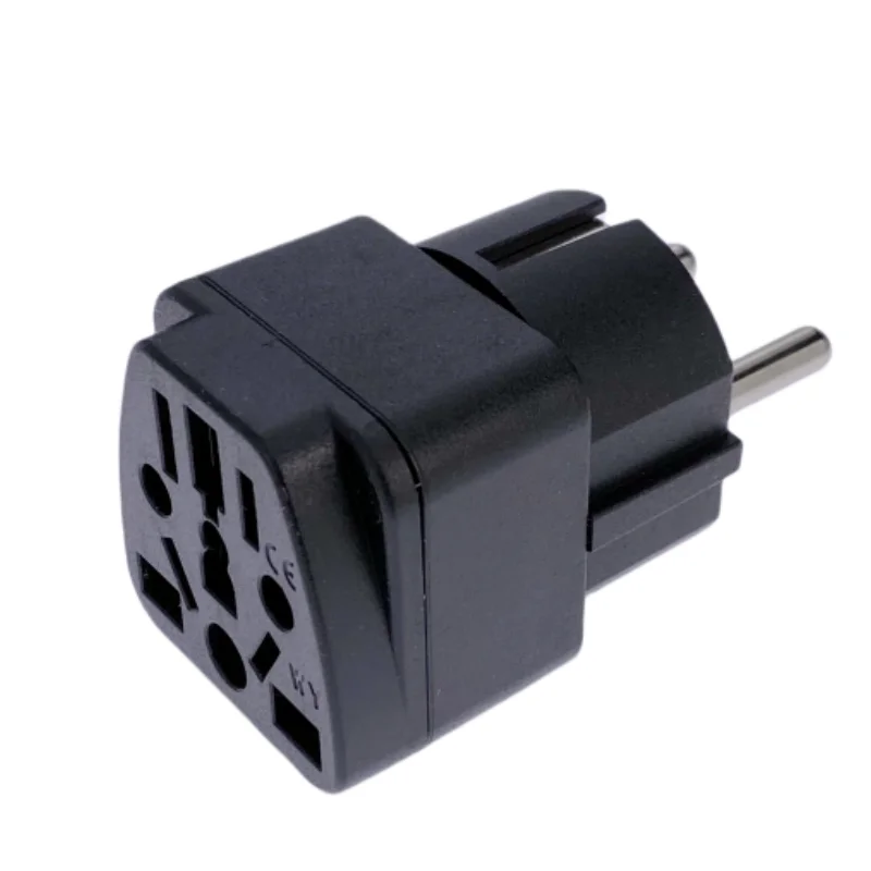 New Universal Italy Switzerland India UK US AU to EU German Russia AC Power Socket Schuko Plug Travel Charger Adapter Converter