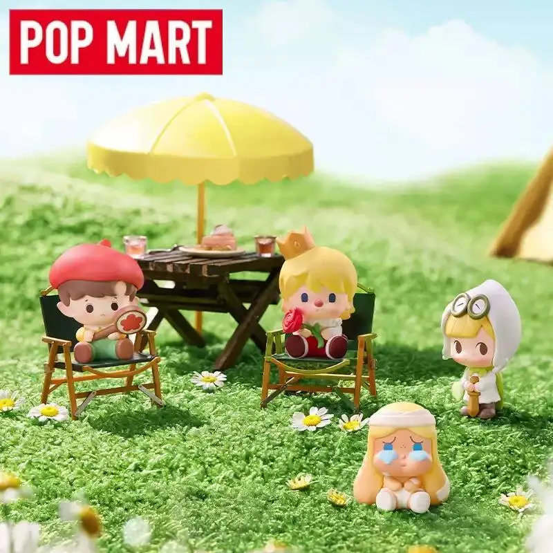 POP MART POP BEAN Going Ouring with Me Series Мини-слепая коробка Аниме Фигурка Угадай Сумка Украшения Статуэтки Куклы Модель Подарки