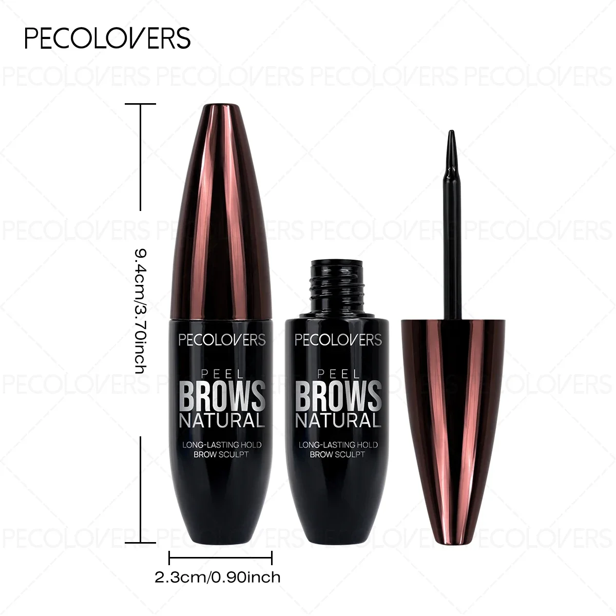 Gel per sopracciglia a prova di sbavature, gel per sopracciglia per tatuaggi a lunga durata e impermeabile, applicazione liscia, toelettatura delle sopracciglia