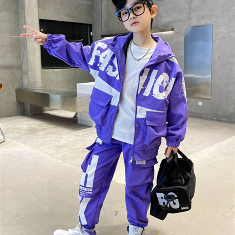 

Boys Suit Coat+Pants Cotton 2Pcs/Sets 2022 Classic Spring Autumn Thicken Sports Sets Comfortable Children Clothing