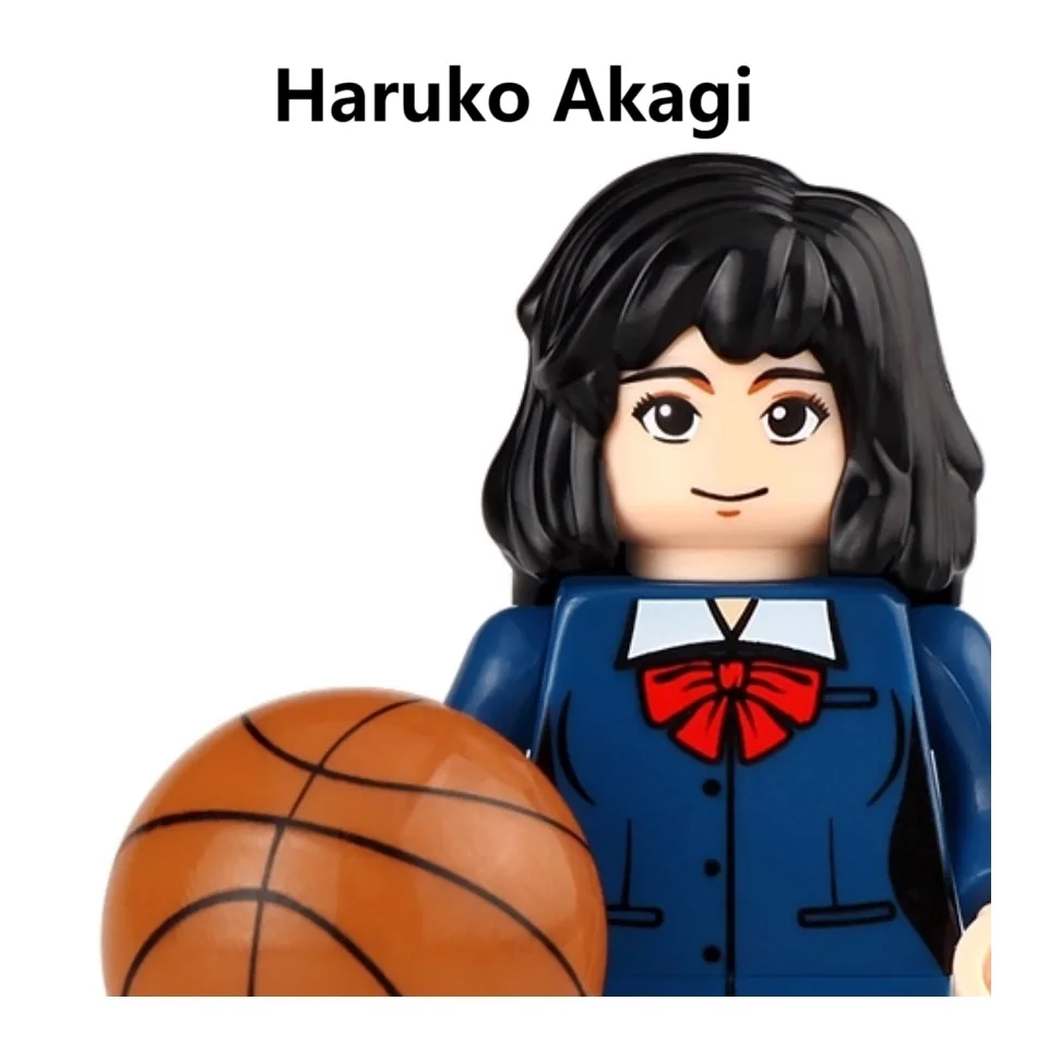 Nouveau le premier déclencheur DUNK ensemble blocs de construction basket-ball Sakuragi Hanamichi Rukawa Kaede Haruko Akagi Mini figurine jouets