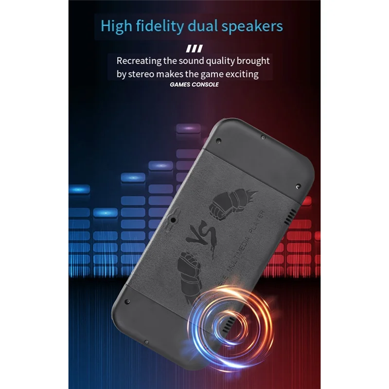 

ABGN X52 Handheld Game Console HD 5.1 Inch Portable Retro Game Console Built-In Retro Classic Games Audio Video Player Easy Inst