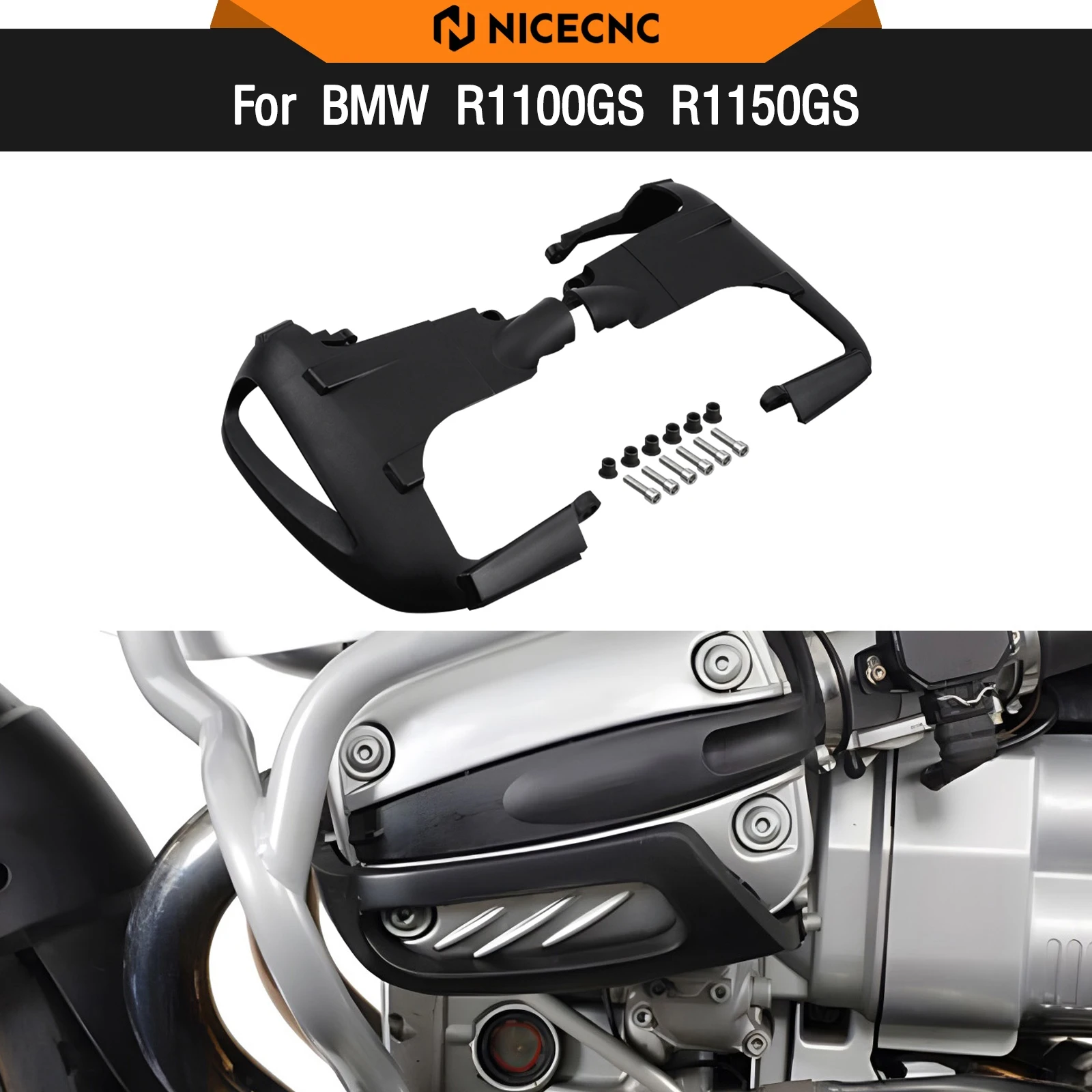 

For BMW R1150GS R1150R R1150RS R1150RT 2004-2005 Cylinder Guard Engine Cover Protector R1100GS R1100S R1150R R1150RS R1150RT