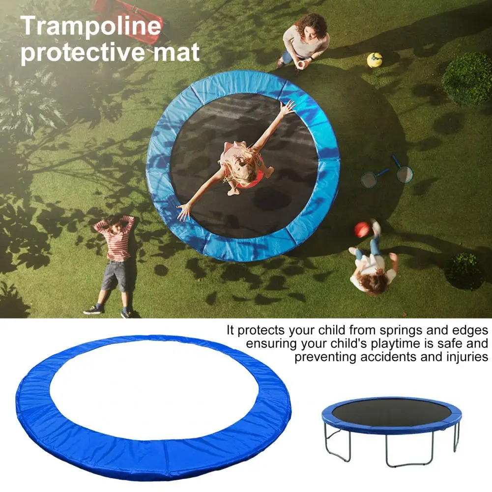 

Защитный мат для батута 6/8/10 футов, круглый, водонепроницаемый, из ПВХ, с губчатой подкладкой, для защиты края батута, защитное кольцо-подушка