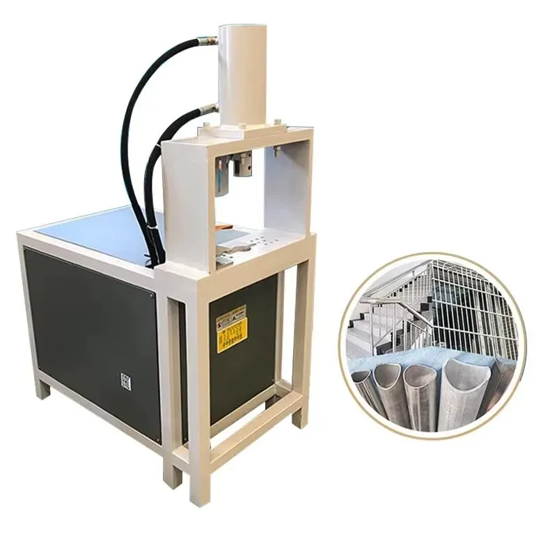 Hot Sale Multi-Function Stainless Steel Pipe Notching Machine Punching Cutting and Flattening Pipe Punching Machine