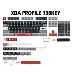 GMK-KEY God of War Keycap PBT XDA Dye Sublimation Keycaps For RK61/gk61/GK64/68/84/980/GMMK PRO Keyboard Cap 7u Split Spacebar