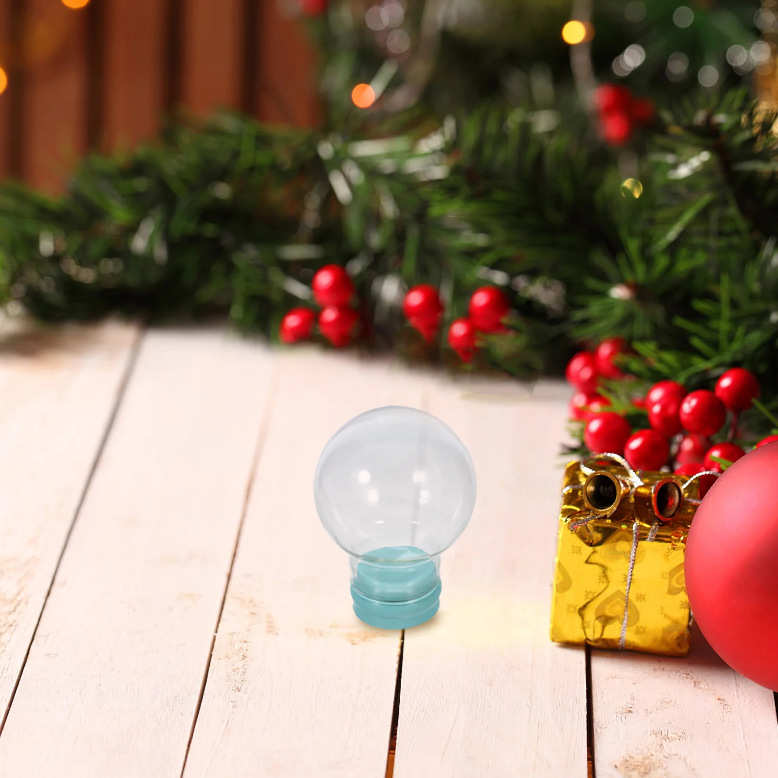 

45mm DIY Snow Globe Empty Clear Glass Dome -Fillable Water Globe for DIY Craft,Holiday Christmas Wedding Home Office Decorations
