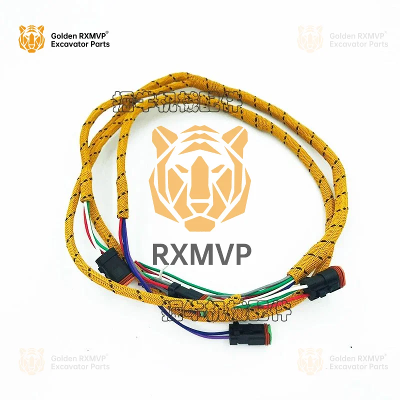 For Caterpillar 336D 330D 345D 349D Hydraulic Pump Wire harness Plug Imported High Temperature Resistant Wire Excavator Accessor