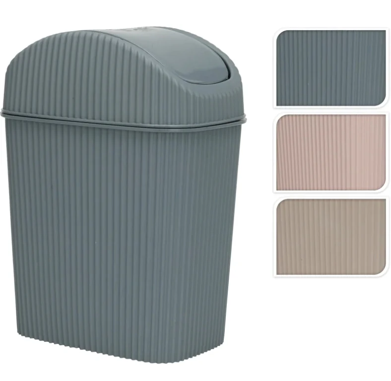 Mini plastic prullenbak van 2,5 liter