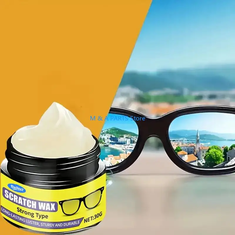 U1JF Lens Scratch Remover and Cleaner Safe Formula Effective Fingerprints Dust Oil Cleaner Glass Repair Paste