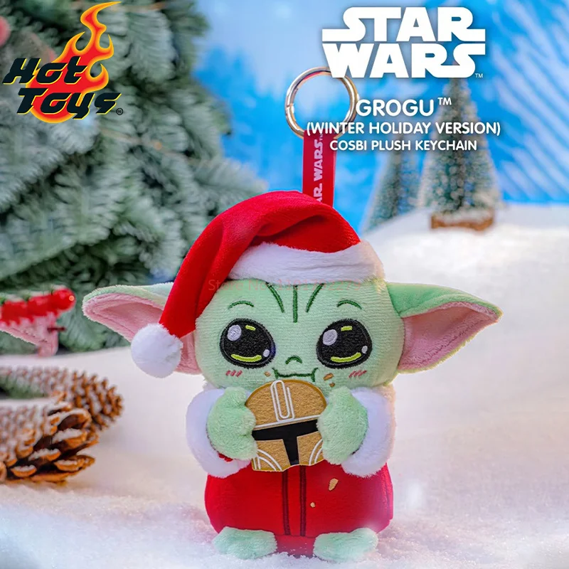 Grogu Navidad colgante muñeca Original juguetes calientes serie Star Wars mochila colgante Grogu regalo de Navidad estilo llavero muñeca de juguete