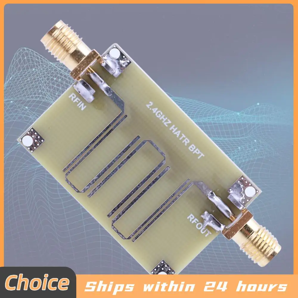 2.4GHZ Practical Filter Double-Sided Printed Circuit Board Bandpass Filter Module 1.6 Mm Thick Microstrip Filter