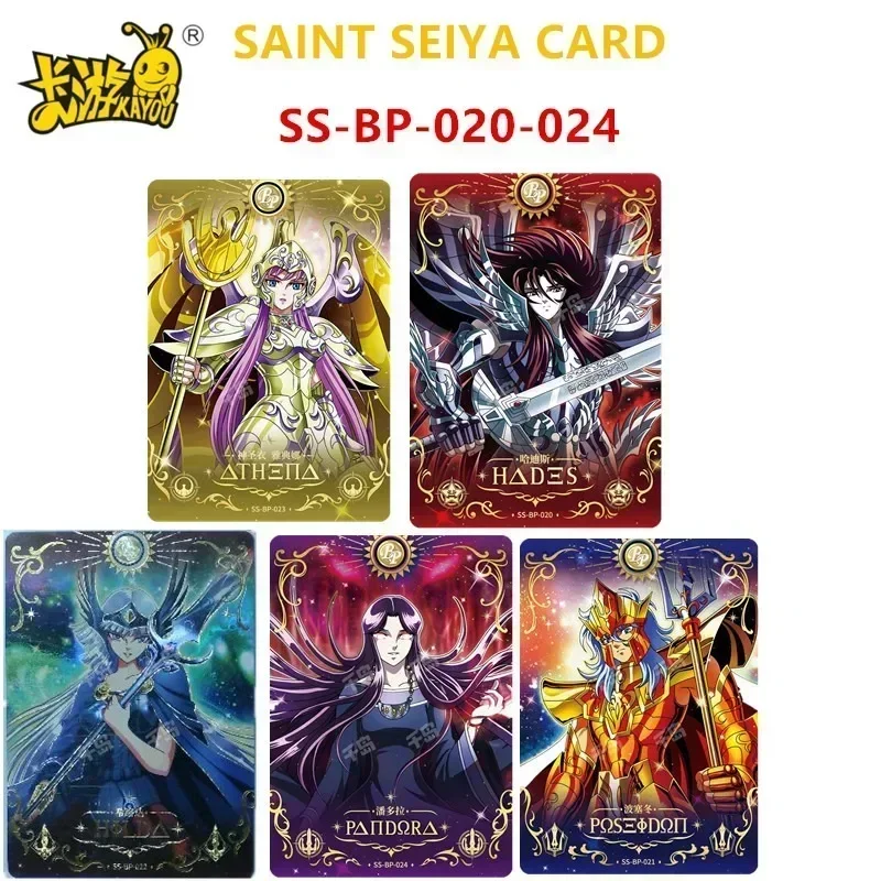 

KAYOU Saint Seiya Series 3 Version BP-020--BP-024 Awakening Single Card Full Set Rare Anime Collection Card Toy Christmas Gift