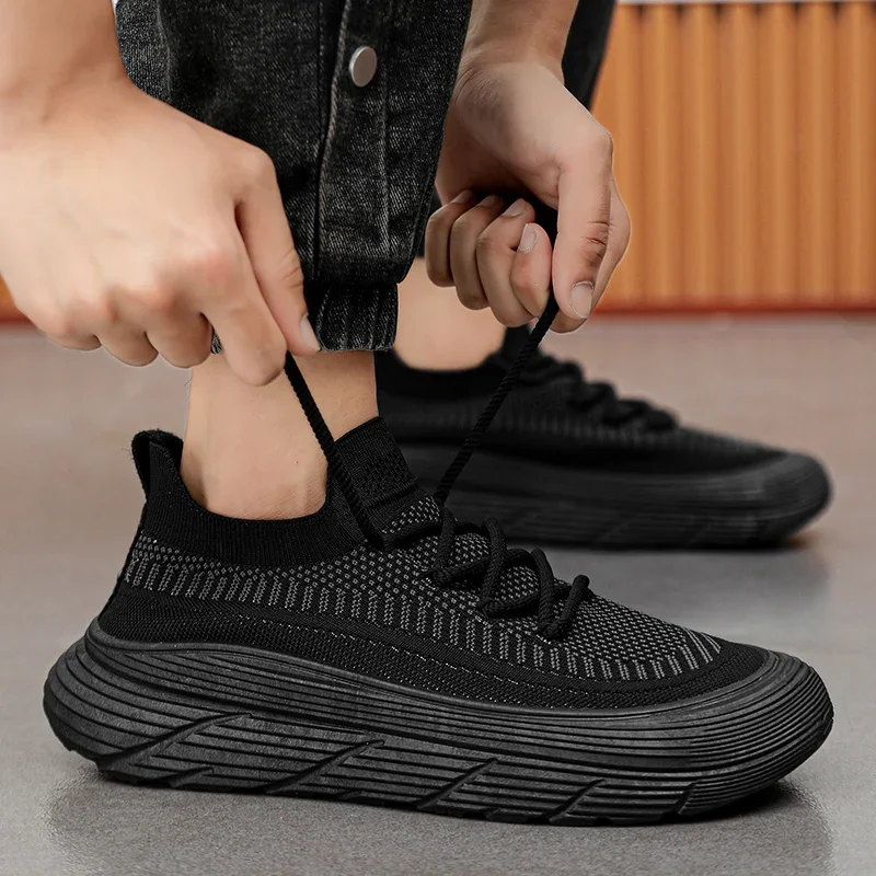 

Lightweight Running Shoes For Men 2024Men's Designer Mesh Casual Sneakers Lace-Up Male Outdoor Sports Tennis Shoe