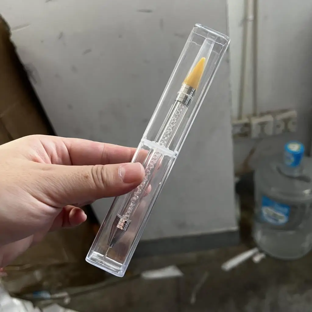 Penna di cristallo Picking Up strass gemme punteggiatura penna diamante ricamo doppia testa punta trapano penna matita di cera appiccicosa strumenti fai da te *