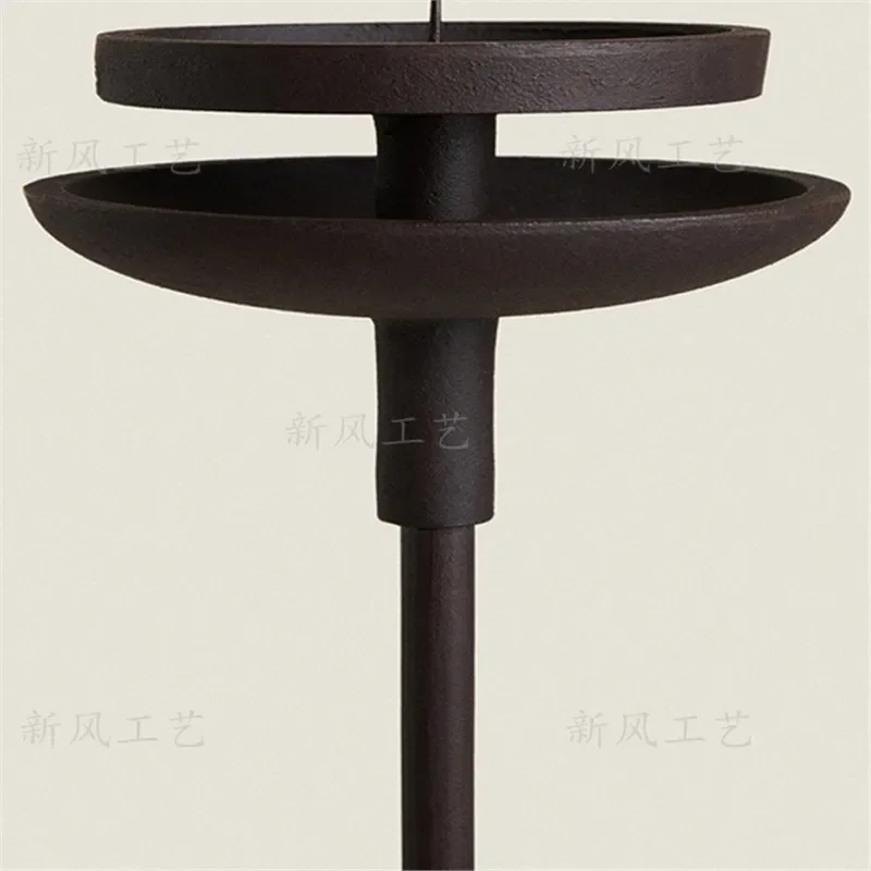 Vintage European Candle Holder Tall Tripod Stand French Style Branch Design Home Decor Atmosphere Lighting Accessory for