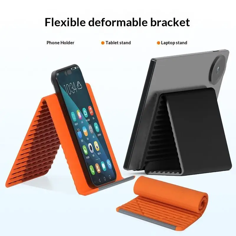 Universal Multi Functional Foldable Phone Stand Arbitrary Angle Adjustable Holder for 4 to 12 inch Tablet Phone For Desk Bed Use
