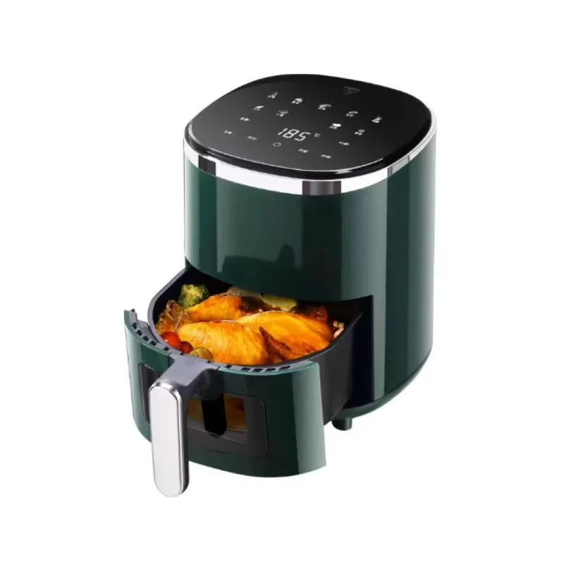 Household Smart Multifunctional Air Fryer, Visual Touch Screen, Oil-Free & Large Capacity