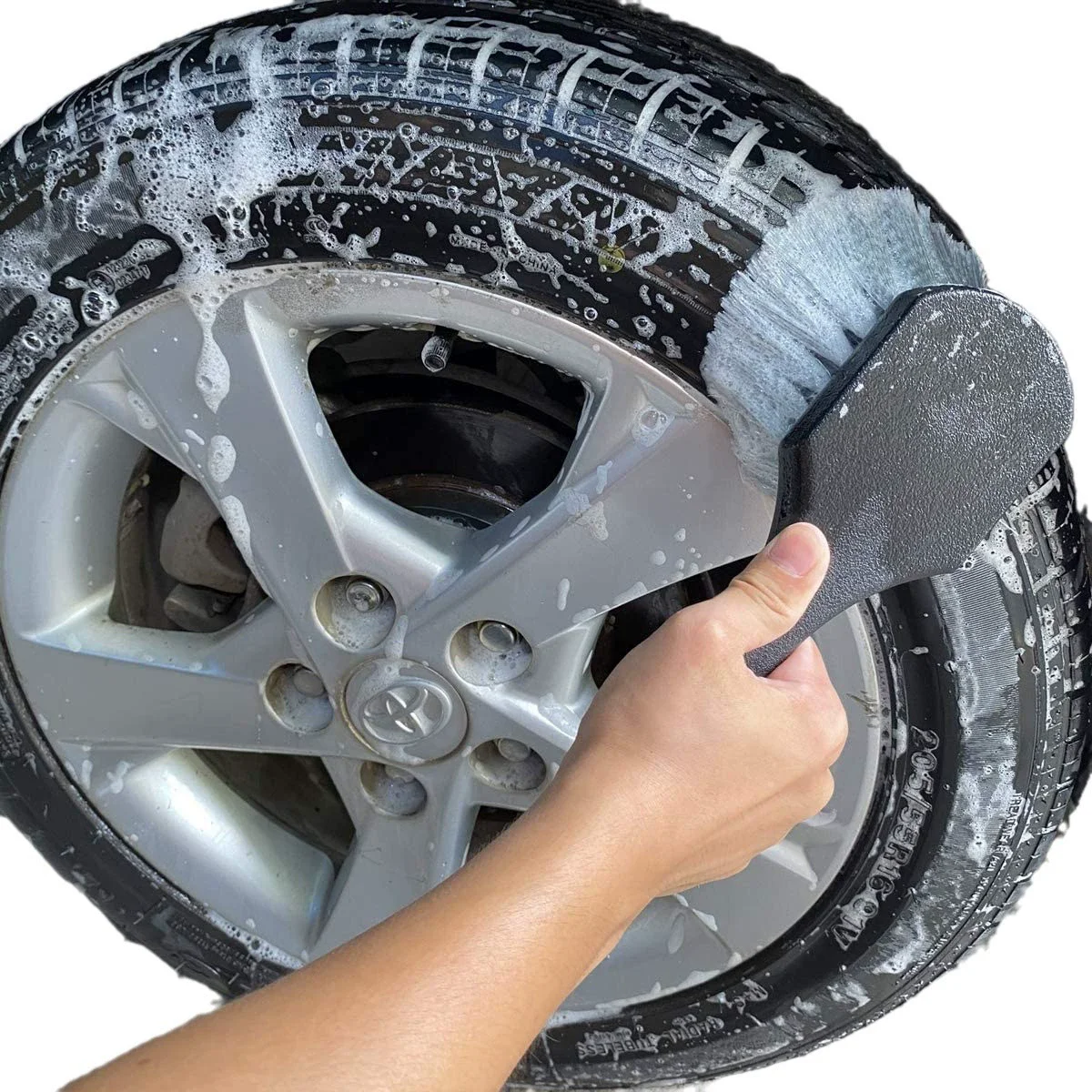 

Car Tire Wheel Cleaning Brush Detail Brush Short Handle Tire Rim Washing Brush Vehicles Cleaning Maintain Motorcycle Accessories