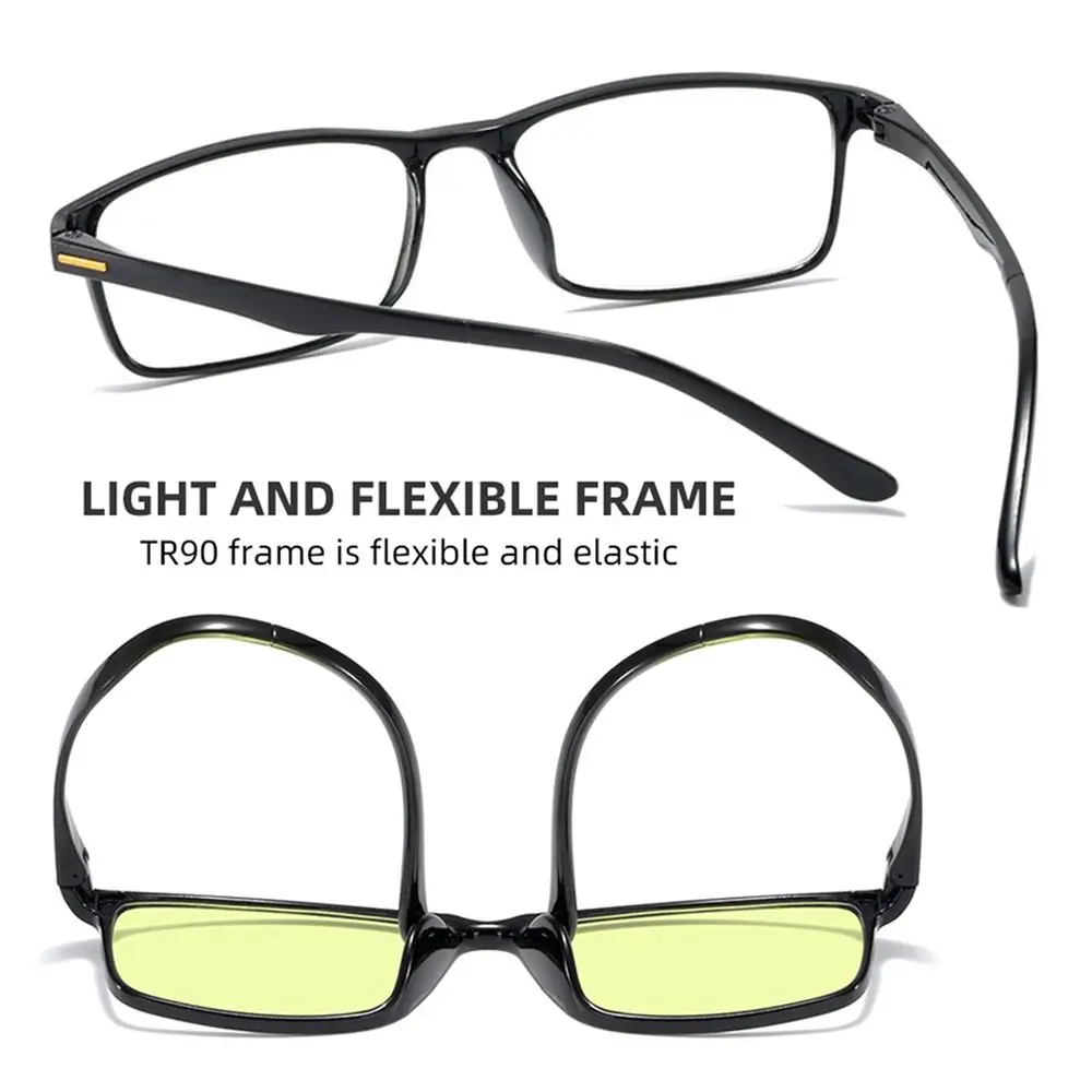 

Automatically Adjust Anti-Blue Light Reading Glasses Anti Blue Ray Night Vision Intelligent Zoom Eyeglasses Near Far Ultralight