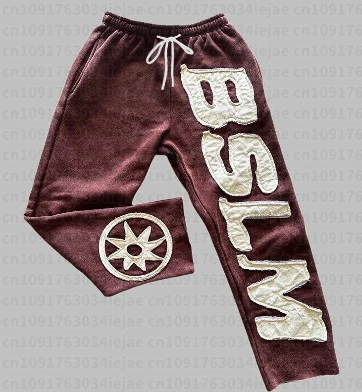 2026 Sommer Neue Amerikanische Mode Streetwear Herrenhosen Paar Elastischer Bund Sportbekleidung Erwachsene Kinder Locker Lässige Damenhosen – Detail 7
