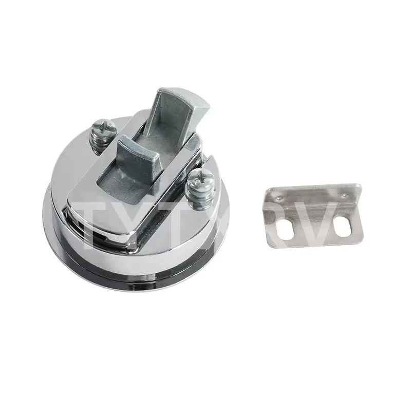TYTXRV Caravan Accessories 60mm RV Circular Built-in Door      Zinc Alloy Round Head      10Pcs/Box